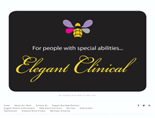 Tablet Screenshot of elegantclinical.com